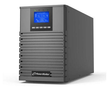 UPS (zasilacz awaryjny) POWERWALKER UPS ON-LINE 1/1 fazy 1000VA ICT IOT PF1 USB/RS-232, 4X IEC C13, C14 EPO, wolnostojący VFI 1000 ICT IOT PF1